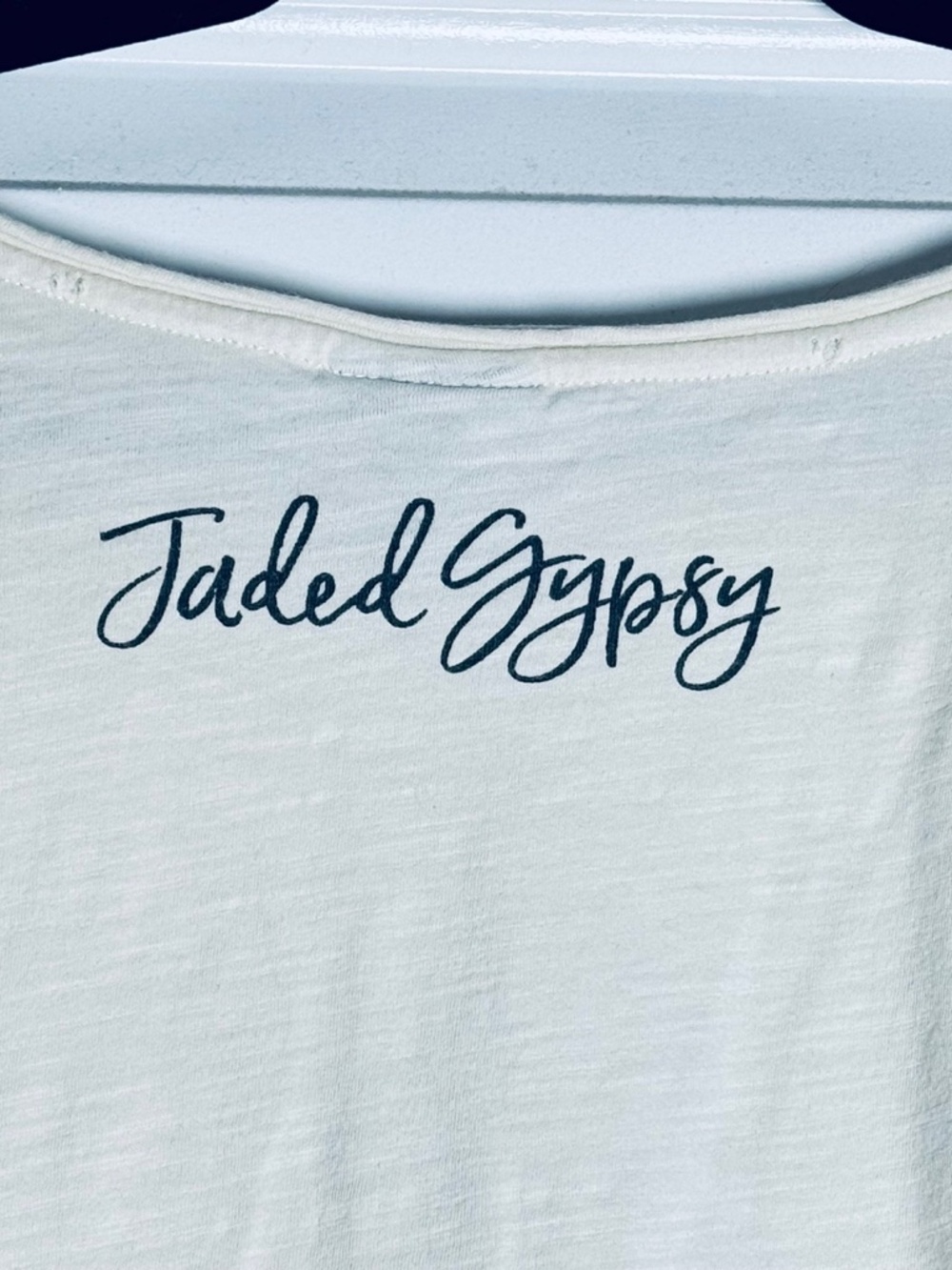 Jaded Gyspy Dragonfly and ferns Tee SZ L - Picture 3 of 3